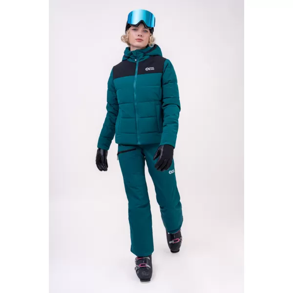  Dámske lyžiarske nohavice NORDBLANC SNOWBALL NBWP7769 zelená 
