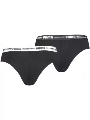 Dámske nohavičky PUMA WOMEN BRAZILIAN 2P PACK 90785603 BLACK