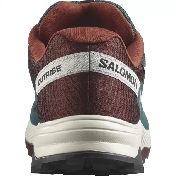  Pánske topánky SALOMON OUTRISE GORE-TEX L47142100 BOROVICA PONDEROSA/HORKÁ ČOKOLÁDA/VANILKOVÝ ĽAD 