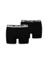 Pánske boxerky PUMA MEN MULTI LOGO BOXER 2P 93804701 BLACK
