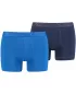 Pánske boxerky PUMA SPORT MICROFIBER BOXER 2P 93552002 BLUE COMBO