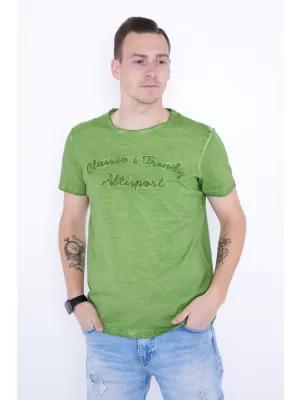 Pánske tričko ALTISPORT ANDREW ZELENÁ