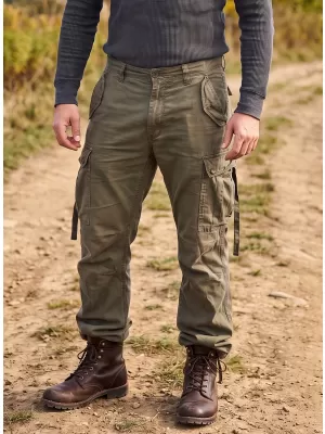 Pánske nohavice BRANDIT M-65 VINTAGE OLIVOVÝ