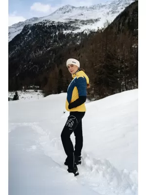 Fleecová čelenka NORDBLANC PLAIT NBWHK7794 KRÉMOVO biela