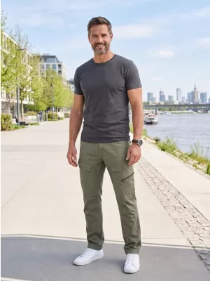 Pánske nohavice BRANDIT ADVEN SLIM FIT OLIVOVÝ