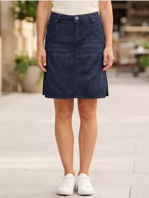 Dámska sukňa SAM 73 GEMINI WZ 832 TMAVÁ DENIM