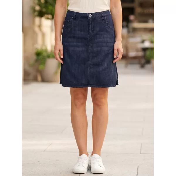  Dámska sukňa SAM 73 GEMINI WZ 832 TMAVÁ DENIM 