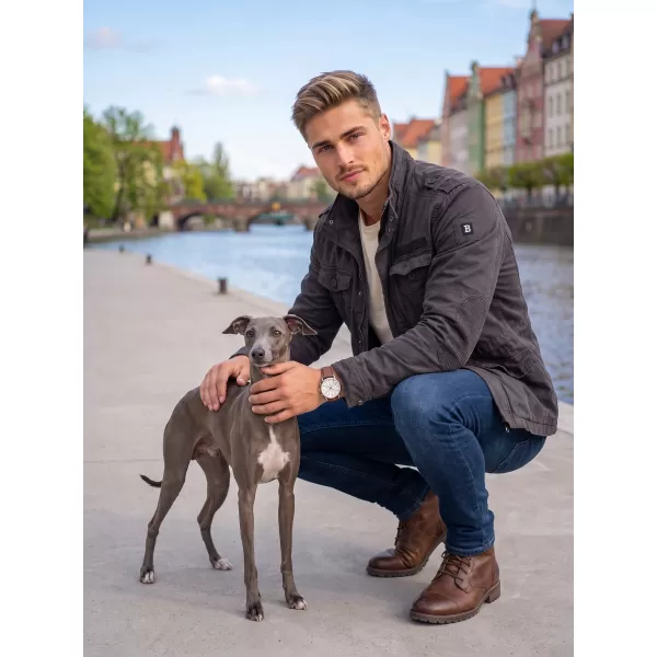  Pánska bunda brandinit Britannia BLACK 