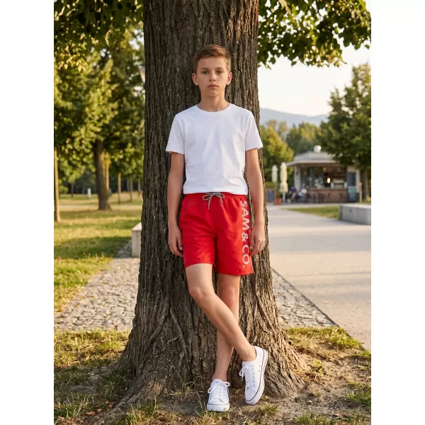  Detské šortky SAM 73 ROMAN KS 505 ČERVENÁ 