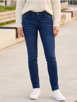 Dámske nohavice SAM 73 ANDROMEDIA WK 788 TMAVÁ DENIM