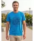 Pánske tričko SAM 73 ALMANDIT MT 824 JASNE MODRÁ