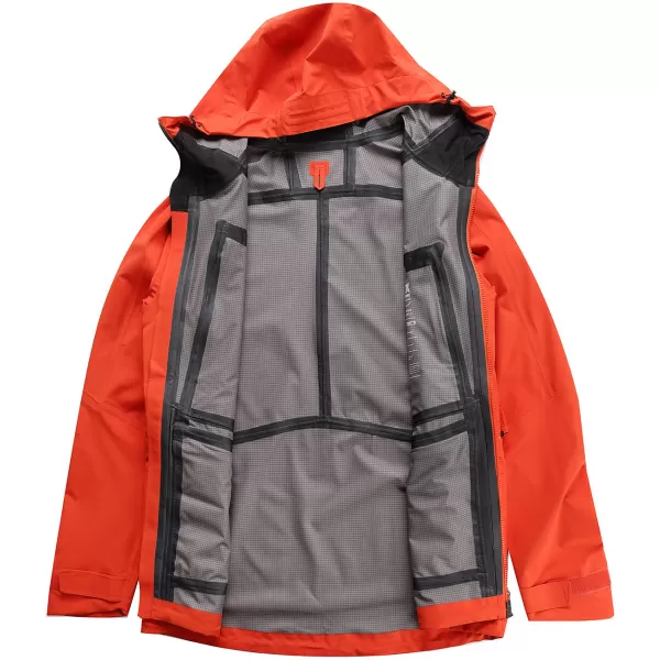  Pánska bunda ALPINE PRO CORT MJCA592 ČIERNA/ČERVENÁ 