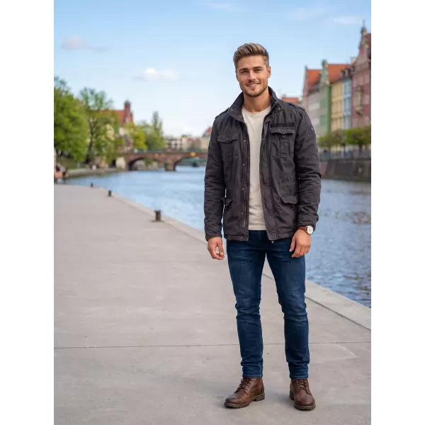  Pánska bunda brandinit Britannia BLACK 