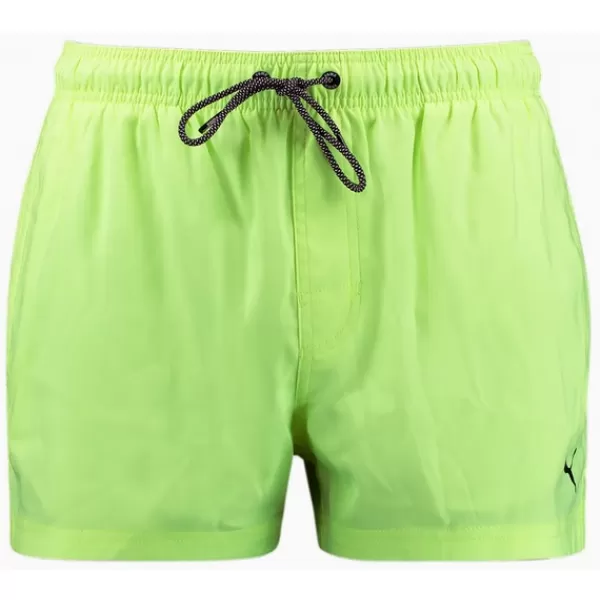  Pánske kraťasy PUMA SWIM MEN SHORT LENGTH SWIM SHORTS 1P 907658-21 YELLOW 
