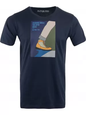 Pánske tričko ALPINE PRO KADES MTSA863 TMAVO MODRÁ