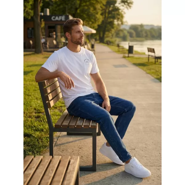  Pánske tričko SAM 73 FENAKLID MT 820 BIELA 