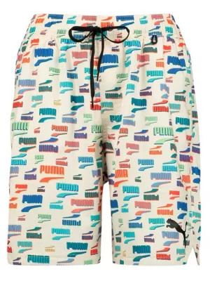 Pánske kraťasy PUMA SWIM UNISEX LOOSE FIT SHORTS 1P 938055-02 WHITE