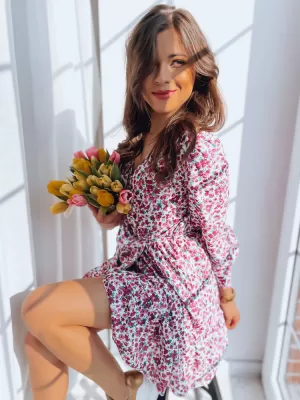 Šaty DSTREET FLOWER VIBES EY2247 BIELA