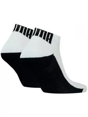 Pánske ponožky PUMA MEN BACK LOGO SNEAKER 2P 938011-02 WHITE