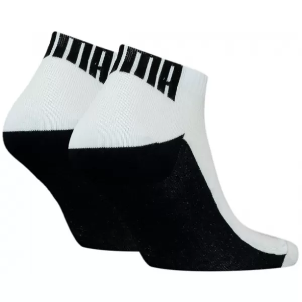  Pánske ponožky PUMA MEN BACK LOGO SNEAKER 2P 938011-02 WHITE 