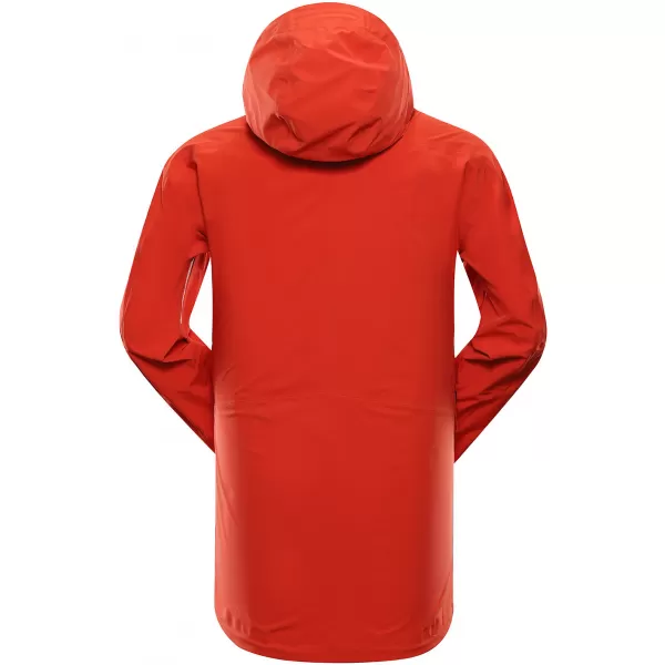  Pánska bunda ALPINE PRO CORT MJCA592 ČIERNA/ČERVENÁ 