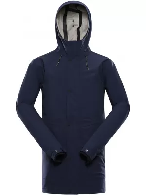 Pánsky kabát ALPINE PRO PERFET MJCA598 TMAVO MODRÁ