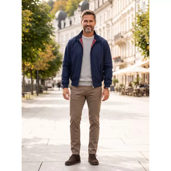  Pánska bunda branddit lord Canterbury BD3111 Námorná modrá 