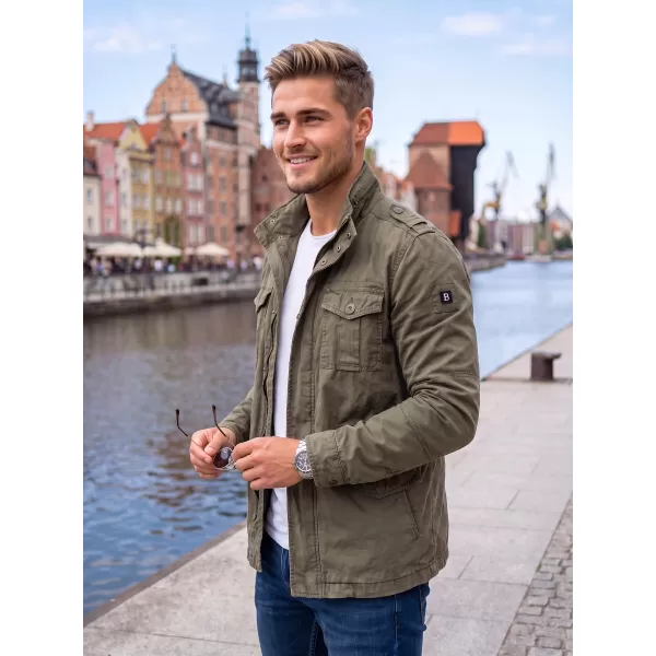  Pánska bunda brandinit Britannia Olivova 