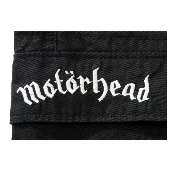  Pánske šortky BRANDIT MOTORHEAD URBAN LEGEND ČIERNA 