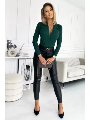 Ženské body NUMOCO 375-3 FĽAŠKOVO ZELENÉ