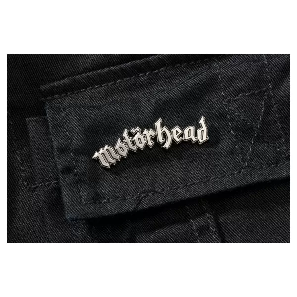  Pánske šortky BRANDIT MOTORHEAD URBAN LEGEND ČIERNA 