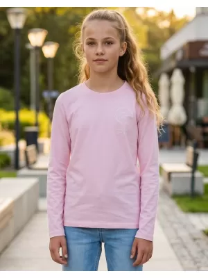 Detské tričko SAM 73 MENSA KT 517 SVETLÁ ružová