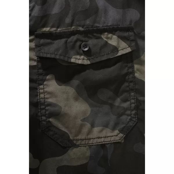  Pánska košeľa Brandit Roadstar BD4012 Dark Camouflage 