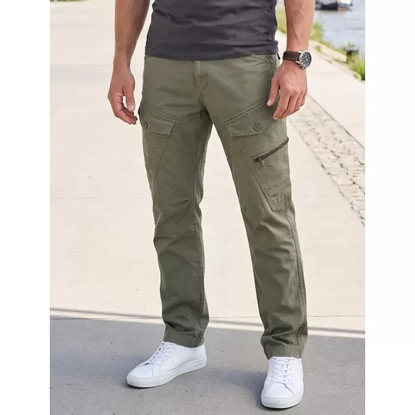  Pánske nohavice BRANDIT ADVEN SLIM FIT OLIVOVÝ 