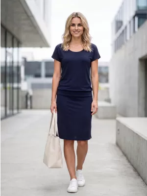 Dámske šaty SAM 73 DEE WZ 835 TMAVÁ modrá