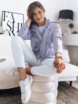 Dámska jarná bundička DSTREET TY3426 FIALOVÁ