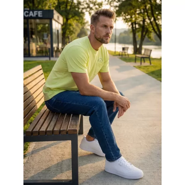  Pánske tričko SAM 73 FENAKLID MT 820 SVETLO ŽLTÁ 