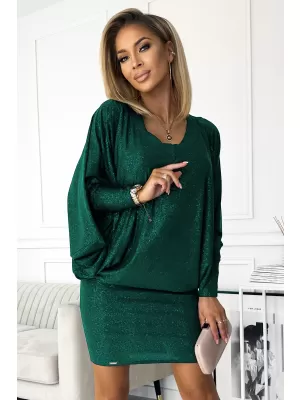 Dámske šaty NUMOCO A402-2 FĽAŠTO zelená