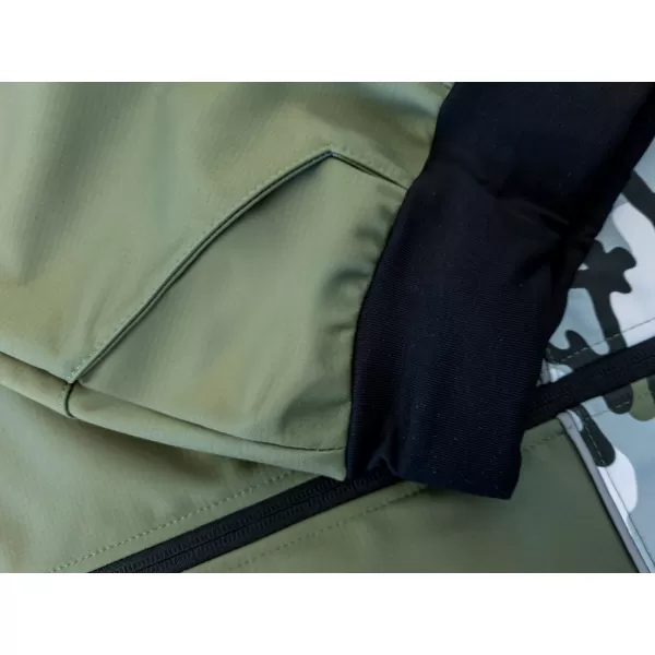  Detské softshellové nohavice WAMU MASKÁČ KHAKI 