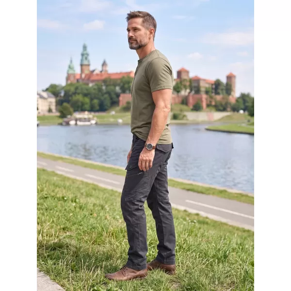  Pánske nohavice BRANDIT ADVEN SLIM FIT ČIERNA 