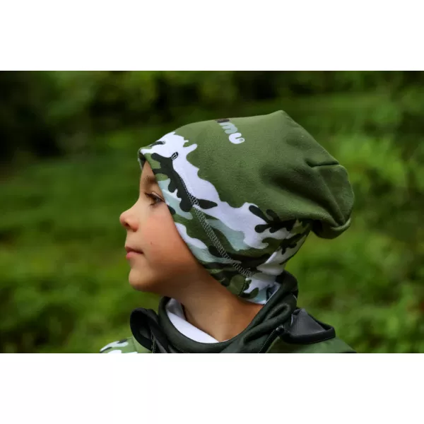  Detský fleecový nákrčník WAMU KHAKI 