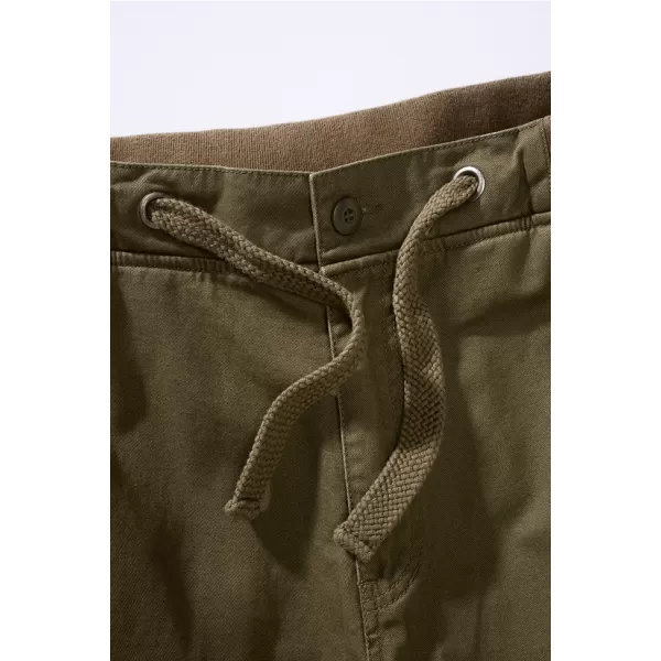  Pánske šortky BRANDIT PACKHAM VINTAGE BD2023 OLIVOVÝ 