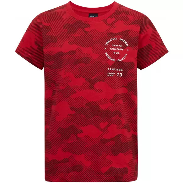  Detské tričko SAM 73 HYDRUS KT 512 červená 