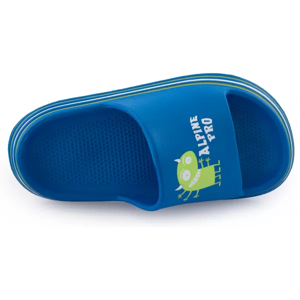  Detské papuče alpiny pre Larino Kbta375 BLUE 