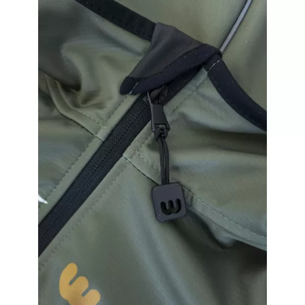  Detská softshellová bunda zateplená WAMU MASKÁČ KHAKI 