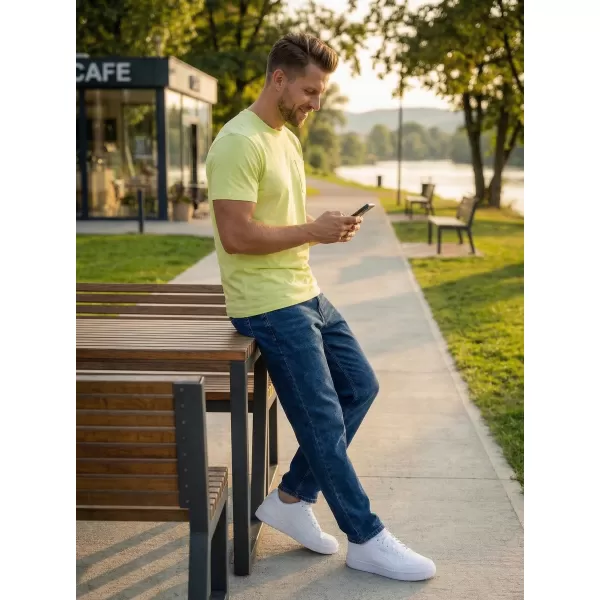 Pánske tričko SAM 73 FENAKLID MT 820 SVETLO ŽLTÁ 