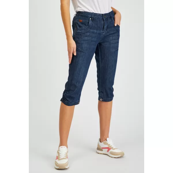  Dámske 3/4 nohavice SAM 73 ORION WS 785 TMAVÁ DENIM 