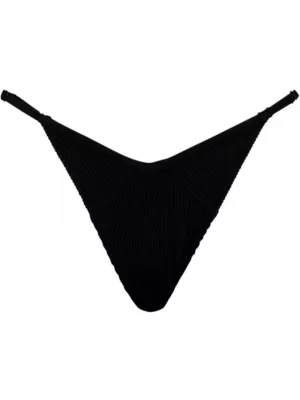 Dámske plavky PUMA SWIM WOMEN RIBBED TANGA 1P 938068-01 BLACK