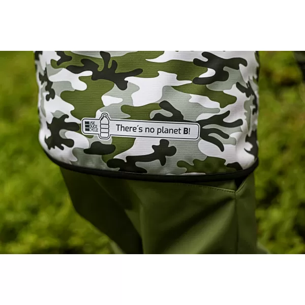  Detská softshellová bunda zateplená WAMU MASKÁČ KHAKI 