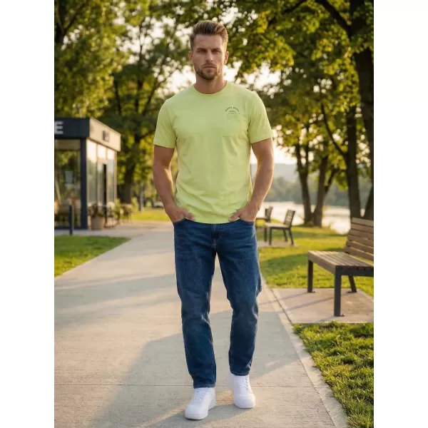  Pánske tričko SAM 73 FENAKLID MT 820 SVETLO ŽLTÁ 